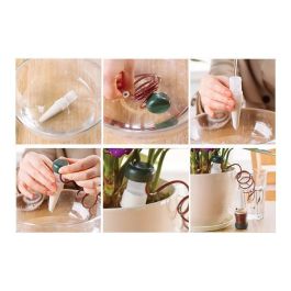 Blue Bird-Altadex Sistema de riego aquac para macetas 3+1 conos 7 cl/día, Transparente, PVC + cerámica, Tratamiento anti UV