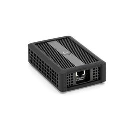 OWC Adaptador Ethernet Thunderbolt 3 10G (10Gb/s) RJ-45 para Mac y PC. Conectividad ultrarrápida 10/5/2.5/1 Gbps, Negro, portátil, silencioso.