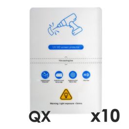 Qcharx international Láminas de Hidrogel Ultravioleta HD Qx pack 10 para Qx1 - Protección Alta, Transparencia, Facil Limpieza Qcharx international Láminas de Hidrogel Ultravioleta HD Qx pack 10 para Qx1 - Protección Alta, Transparencia, Facil Limpieza Precio: 38.69000047. SKU: B12TXD23Z2