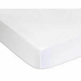 Domiva Juego de 2 sábanas bajeras Jersey 60x120 cm Blanco/Guijarros