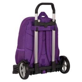 Mochila Escolar con Ruedas Real Valladolid C.F. Morado 32 x 44 x 16 cm Mochila Escolar con Ruedas Real Valladolid C.F. Morado 32 x 44 x 16 cm