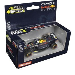 CARRERA Coche Pull & Speed F1 Red Bull Verstappen No. 1, Escala 1:43, para niños +3 años