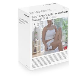 Pistola Masajeadora Anticelulítica Recargable 6 en 1 CellyGun InnovaGoods