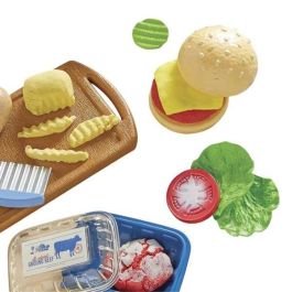 Creative Chefs Kit de Hamburguesas y Patatas Fritas, set de cocina con 22 accesorios, juguete para 3+ años