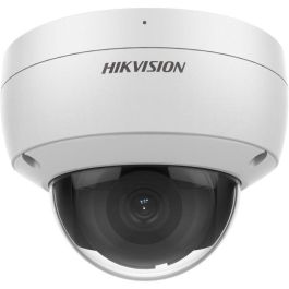 Hikvision Cámara IP Minidomo 8MP 4K AcuSense 2.8mm Antivandálica IR30 WDR H.265+ IK10 IP67 PoE Micrófono