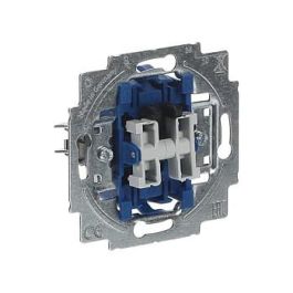 BUSCH-JAEGER Interruptor Oscilante 2400/5 USK - Azul, Cromo, IP20, 1 Módulo, Montaje en Pared, 250 V, 16 A