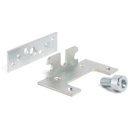 Q&Q Ynka L80 Zn- Enganche para Larguero de Cama 80mm con Tornillo Allen DIN 912 M-10x16mm de Hierro Zincado
