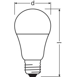 [LVE-4099854043970] Ledvance/Osram Bombilla LED "Classic" E27 8,8W 806Lm 2700K 200º IP20 Regulable - Blanco Muy Cálido
