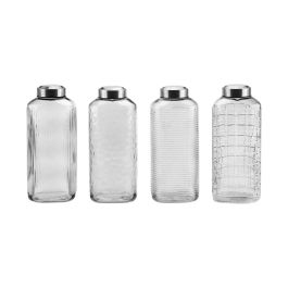 Botella de Cristal La Mediterránea Vidrio Acero 1,8 L (8 Unidades) Botella de Cristal La Mediterránea Vidrio Acero 1,8 L (8 Unidades)