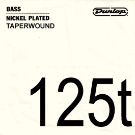 Cuerda Bajo Dunlop Nickel Entorchado (Tapered) .125 Precio: 12.50000059. SKU: B1BDTX3AAY