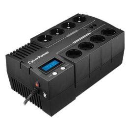 Cyberpower BR1200ELCD SAI Línea Interactiva 1200VA 720W, 8 Salidas Schuko, LCD, AVR, Protección Sobretensiones, USB, Formato Bloque