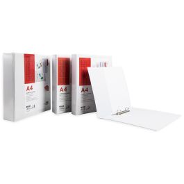 Carpeta Canguro 2 Anillas Mixtas 40 mm Liderpapel A4 Plastico Blanca