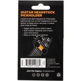 Ernie Ball Portapúas Guitar Headstock para la mayoría de guitarras