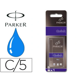 Parker Recambio Tinta Estilografica Azul Real Caja de 5 Cartuchos Precio: 3.58999982. SKU: B1GJPDWHFG