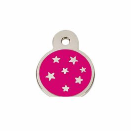 Placa identificativa para collar Imarc PetScribe Passion Rosa Plata
