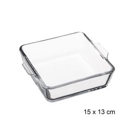 Secret Of Gourmet Fuente cuadrada para horno de cristal transparente 15 x 13 cm Precio: 3.78999951. SKU: S7904654