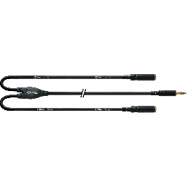 Cordial Cable Y Minijack Estéreo a 2 Minijacks Hembra 30 cm