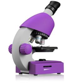 Bresser BRE8851300GSF000 Microscopio Junior 40x-640x con iluminación LED y kit de experimentación violeta Bresser BRE8851300GSF000 Microscopio Junior 40x-640x con iluminación LED y kit de experimentación violeta