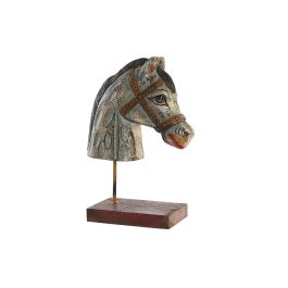 DKD Home Decor Figura Decorativa Indio con Caballo de Mango y Hierro, Blanco Multicolor, 24x12x35 cm, 2.75 kg Precio: 35.69000028. SKU: S3039505