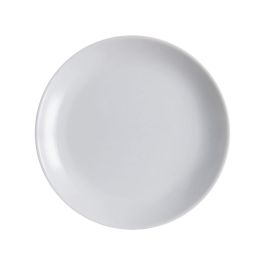 Plato de Postre Luminarc Diwali Gris Vidrio Vidrio templado (19 cm) (24 Unidades)