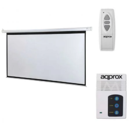 Approx Pantalla de Proyección Eléctrica APPP120E 265x149 cm (16:9) con Motor Silencioso, Mando a Distancia e Interruptor, para Cine en Casa y Sala de Conferencias Precio: 153.49999984. SKU: B1D57QE5P4