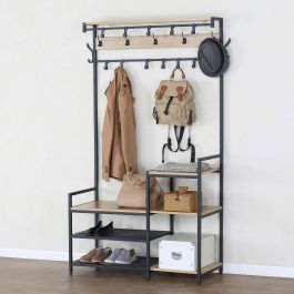 Perchero con Balda Max Home Acero Melamina Aglomerado Minimalista 102 x 180 x 40 cm