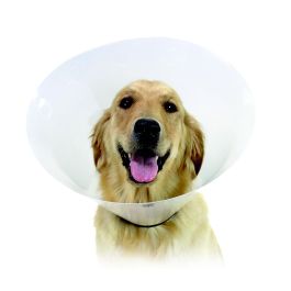 KVP Collar Isabelino Check Cuello 61-79 cm Profundidad 40 cm Transparente Ligero Resistente