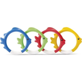 Intex Juegos Acuatico Fun Peces Aros Blister 4 Piezas Edad Mínima 36 Meses Precio: 5.79000004. SKU: S2401572