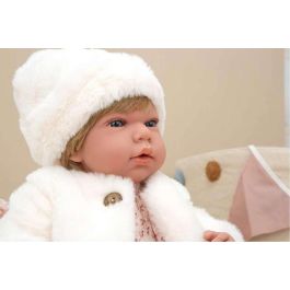Muñecas Arias Muñeca Elegance Andie 40 cm Rosa con Manta (Muñeco de Peso)