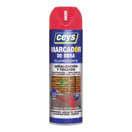 Ceys 908001 Marcador de Obra en Spray, Pintura Fluorescente Roja, 500 ml, para Señalización y Trazado en Hormigón, Asfalto y Madera Precio: 10.50000006. SKU: S7914131