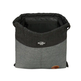 Bolsa Mochila con Cuerdas BlackFit8 Old school Negro Gris 35 x 40 x 1 cm