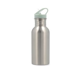 Quid Quidate Botella de Agua Acero Inoxidable Color Acero 0.5 L, Reutilizable, 100% Saludable, Libre de BPA, Apta Lavavajillas Precio: 5.79000004. SKU: S2710077
