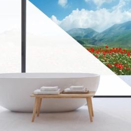 Película adhesiva para ventanas - EASY PROTEC - 100 x 90 cm - Blanco esmerilado antideslumbrante Precio: 26.59000047. SKU: B1HBCHTELB