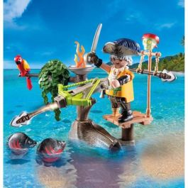 PLAYMOBIL 71795 Pirata con ballesta y pez para apuntar, 31 piezas, a partir de 4 años