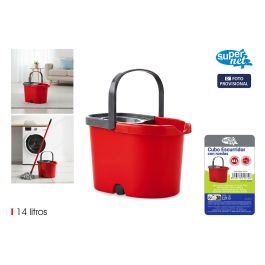Inde Cubo Escurridor Rojo con Ruedas 29 cm (Ancho) x 29 cm (Alto) x 39 cm (Largo) Precio: 42.7251. SKU: B1CV7BNTBP