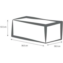 EDA BAC JARDINERE VOLCANIA 100 x 40 x 40 cm - 97.6 L - Anthracite Gray EDA BAC JARDINERE VOLCANIA 100 x 40 x 40 cm - 97.6 L - Anthracite Gray