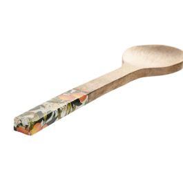 DKD Home Decor Juego de Utensilios de Cocina Tropical, 2 Piezas Multicolor con Mango Lacado, para el Hogar, 9 x 2.2 x 34 cm