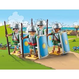 Playmobil Asterix: Tropa Romana con Escudos y Formación Tortuga