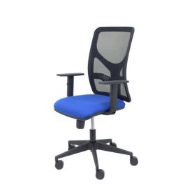 Silla Piqueras Y Crespo Motilla Brazos Regulables Mecanismo Sincro Con Regulador De Tension Respaldo De Malla Negra Y Asiento Tapizado Bali Azul Precio: 218.49999952. SKU: S5703451