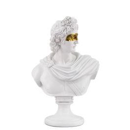 DKD Home Decor Figura Decorativa Busto Moderno Resina Blanco Dorado 15x36x23.5 cm (2 Unidades) Precio: 34.25994. SKU: B176F88TMB