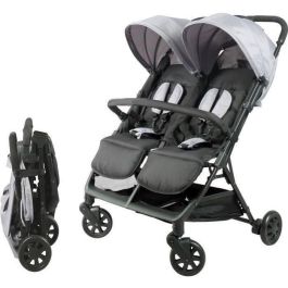 Bambisol - DS209 GRIS NEGRO - Cochecito doble lado a lado | Para gemelos desde el nacimiento, plegado ultracompacto | Negro Gris Precio: 189.88999964. SKU: B19LPL94ZV
