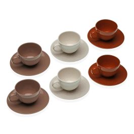 Juego de 6 Tazas con Plato Versa Romane Gres Precio: 22.49999961. SKU: B1JJCFKLTR