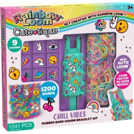 Bandai Rainbow Loom Cute Tique Kit para Hacer Pulseras de Gomas Elásticas con 1200 Gomas y Accesorios Precio: 24.58999994. SKU: B1EQC2F76H