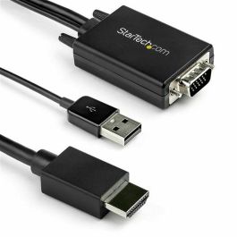 Adaptador HDMI a VGA Startech VGA2HDMM2M Negro Precio: 51.49999943. SKU: S55058866