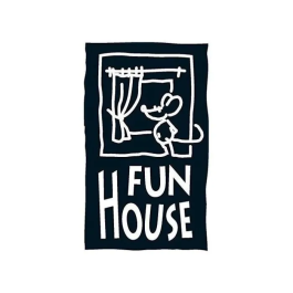 Fun House Muebles de Jardín para Niños con Mesa, 2 Sillas Plegables y Sombrilla Flamenco Rosa