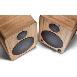 Wavemaster CUBE NEO Mini Altavoces estéreo 2.0 Bluetooth de Bambú