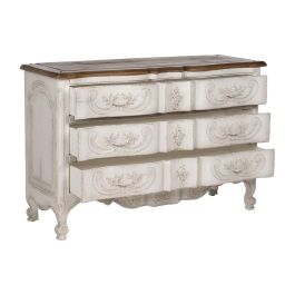 Cómoda Madera Mindi Dormitorio 130 X 45 X 85 cm