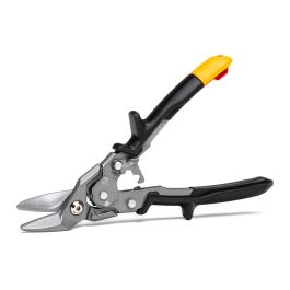 Toughbuilt Tijera Aviación Cortachapa Corte Izquierdo TB-H4-60-L, Acero Inoxidable Calibre 22, Acero Frío Calibre 18