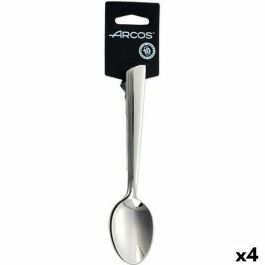 Set de cucharas de postre Arcos Toscana Plateado Acero Inoxidable (4 Unidades)