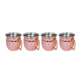 DKD Home Decor Tazas Cobrizo Inox Set de 4 Piezas 5 x 6 x 12 cm Precio: 10.89. SKU: B19K4WDMRE